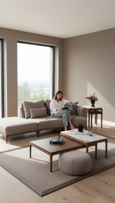 Pokój dzienny 2x stolik kawowy Tabela Luxury Design Meble Brązowe stoły 2szt.