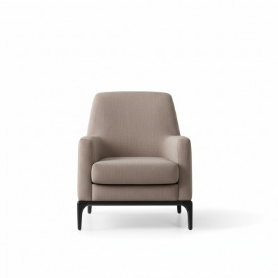 Salon Fotel Design Kanapa Luksusowa Podkładka Nowoczesne Brązowe Drewno Włókiennicze