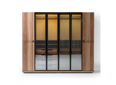 Transparentna Szafa Meble Luxury Design Sypialnia