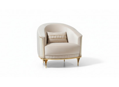 Pokój dzienny Fotel 1 miejsce do siedzenia Sofa Podkładka Luxury Włókienniczy New Design