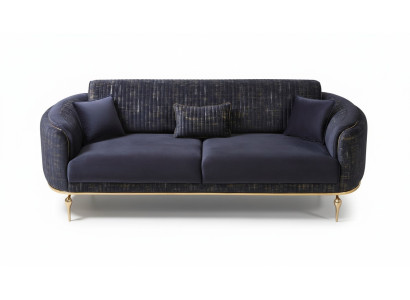 Sofa do salonu 3 miejsce do siedzenia Blue Meble Luxury Couches xxl Meble Couch Sofy