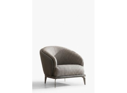 Fotel Single Seater Luxury 1 Siedziba Podkładka Siedziba Design Szary Siedziba Materiał Nowy