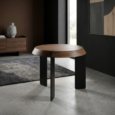 Okrągłe boczne stoły Luxury Design Brown Table Coffee Living Room Nowość