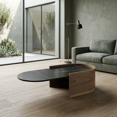 stolik kawowy stoły designerski Stolik luksusowy Drewno salon Tabela