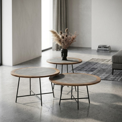 Stoliki do kawy Design stoły stolik do salonu 3 szt. Stolik luksusowa tabela