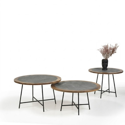 Stoliki do kawy Design stoły stolik do salonu 3 szt. Stolik luksusowa tabela