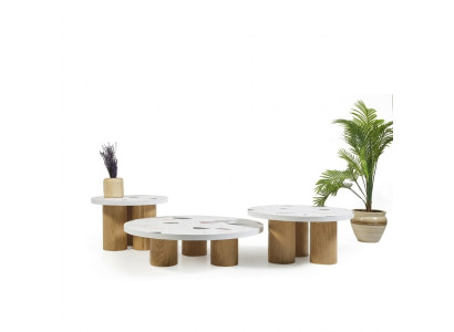 Stoliki do kawy Stoliki boczne Design salon 3 szt. włoski styl