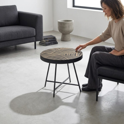 Okrągły stolik kawowy Luxury Design Tabela Coffee stoły Boczny Salon Nowość