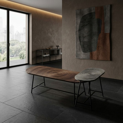 Luksusowy design Stoliki do kawy stoły salonowe w stylu włoskim