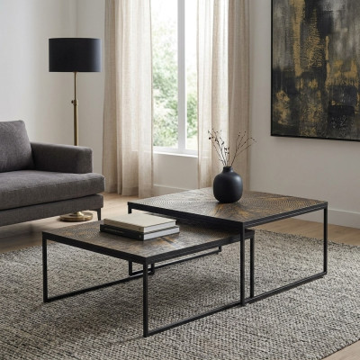 stolik kawowy Luxury Stolik Meble Drewno Nowoczesny Design Salonu