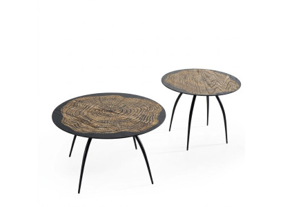 Luxury Design Stoliki do kawy Czarny Okrągły stoły Living Pokój Kredens