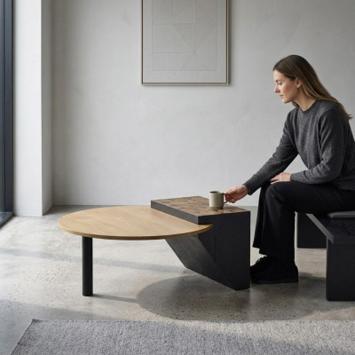 stolik kawowy Drewno stół do salonu Meble Design Tabela luksusowe meble