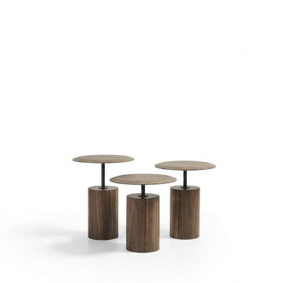 Luksusowy design Stoliki do kawy boczne stoły salon Drewno 3 szt