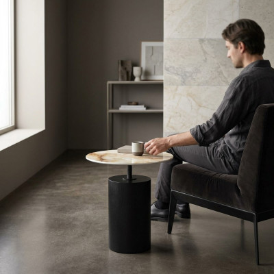 Szafka kawowa do salonu Luxury Design Stolik Italian Style Nowość