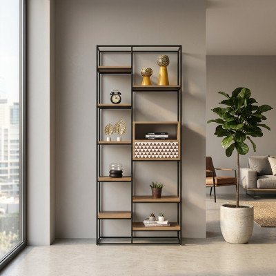 Półka na książki Design Półka półka drewniana, półka stojąca, półka na dokumenty, półka biurowa, nowe