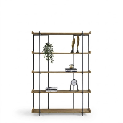 Półka stojąca Półka Regał Półka na książkę salon Drewno Design Nowość