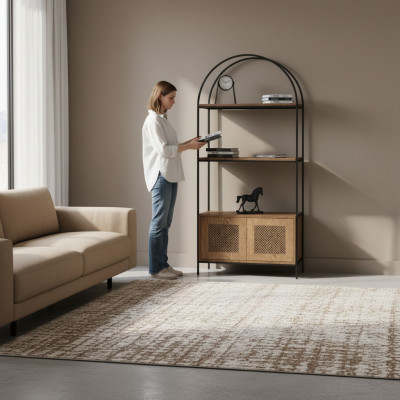 Półka na książki Salon Ściana Półka Półki Design Półka drewniana Półka Nowość