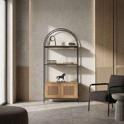 Półka na książki Salon Ściana Półka Półki Design Półka drewniana Półka Nowość