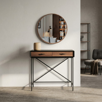 Zestaw Stół konsolowy Lustro Design Luxury Consoles Tabela konsola Meble