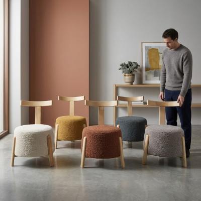 Design Krzesło Krzesła Luxury Ustawić Włókienniczy Podkładka Grupa 5x Zestaw Relaks Club