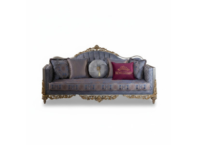 Design Sofa 3 miejsce do siedzenia Podkładka Luxury Classic Włókienniczy Sofy Chesterfield