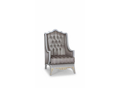 Klassish Fotel Luxury Designer Grey Włókienniczy 1 miejsce do siedzenia Podkładka Single Seater Meble Nowe