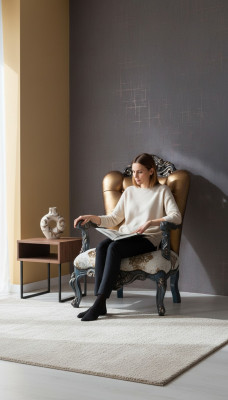 Chesterfield Design Hotel za złotą oprawę w salonie