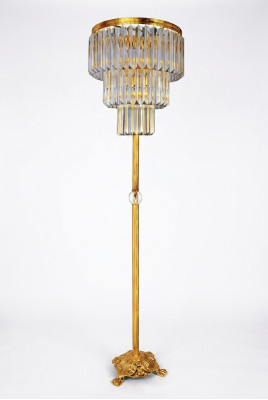 Lampa Podłogowa Lampa Złota Meble Lampa Stojąca Do Salonu Nowa Nowoczesna
