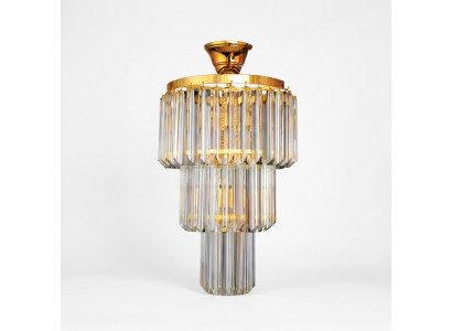 żyrandol projekt sufitu luksusowy kryształowy złoty salon w stylu nowoczesnym