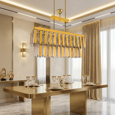 żyrandol Lampa Sufitowa Designerska Lampa Lampa do Salonu Złota