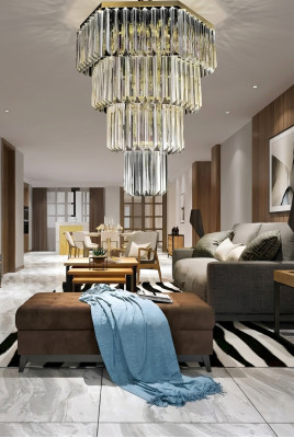żyrandol styl nowoczesna lampa sufitowa projekt luksusowe nowe złoto