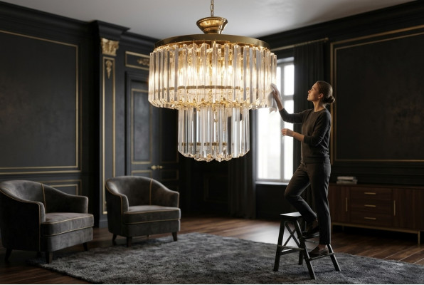 żyrandol Hange lampa wisząca nowość Lustre salon Kryształ