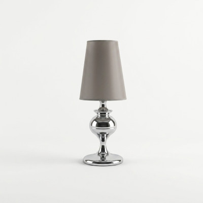 Lampa stołowa Lampka do czytania Lampa Lampka nocna Szary metalowy salon