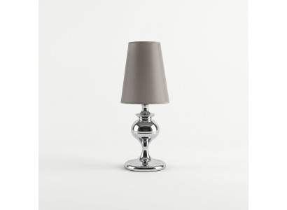 Lampa stołowa Lampka do czytania Lampa Lampka nocna Szary metalowy salon