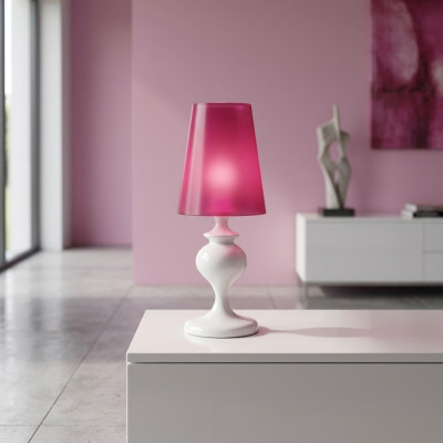Lampa stołowa Lampa o nowoczesnym designie Różowa Lampa Żyrandol Tabela