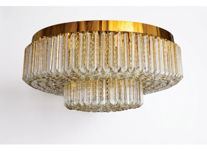 żyrandol lampa sufitowa luksusowy okrągły żyrandol lampa złote światła