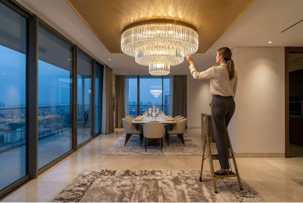 żyrandol Salon Wiszące Lampy Sufitowe Lampa Lustre kryształ
