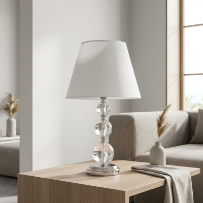 Lampa stołowa Secesyjna lampa biurkowa do salonu Biała Sypialnia