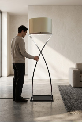 Lampa podłogowa do salonu Lampa podłogowa z Metalu Nowa Sypialnia