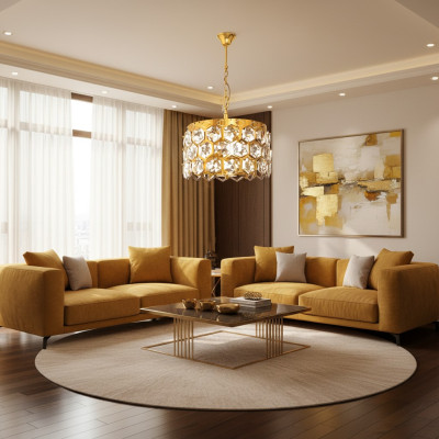 żyrandol Lampa sufitowa Lampa sufitowa Lampa Nowoczesny salon nowy