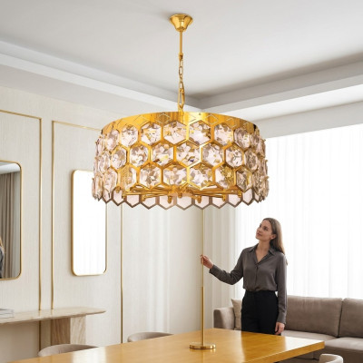żyrandol Lampa sufitowa lampa kryształowa do salonu żyrandol żyrandol