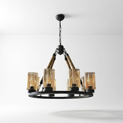 Lampa sufitowa Nowoczesna lampa wisząca nowy żyrandol Lampa Lampa Czarny