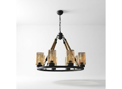 Lampa sufitowa Nowoczesna lampa wisząca nowy żyrandol Lampa Lampa Czarny