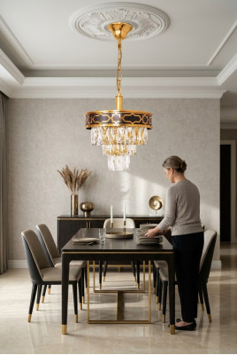 żyrandol lampa do salonu jadalnia lampa stołowa nowa luksusowa Sypialnia