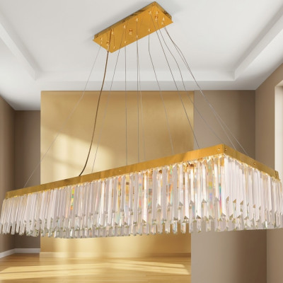żyrandol luksusowy świecznik Oświetlenie Lampa kryształowa Lampa sufitowa Gold