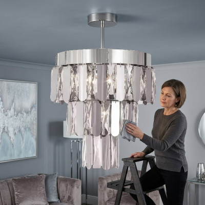 żyrandol Kryształowa Lampa sufitowa Lampa sufitowa żyrandol do salonu
