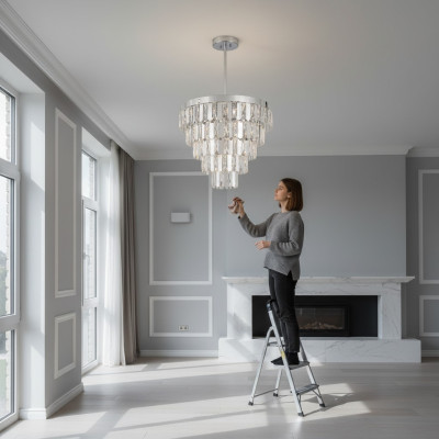 żyrandol Lampa sufitowa salon Lampa sufitowa Lustre Lampa luksus