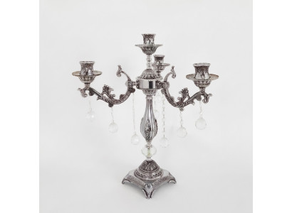 Lampa stołowa lampka nocna Lampa luksusowa lampa stołowa do salonu srebrna