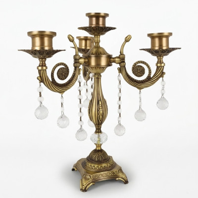 Lampa stołowa Stolik nocny Lampa Luksusowa Lampa stołowa w kształcie świecznika
