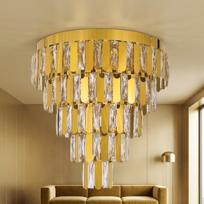 żyrandol Lampa sufitowa Salon Luksusowy żyrandol do salonu kryształowy